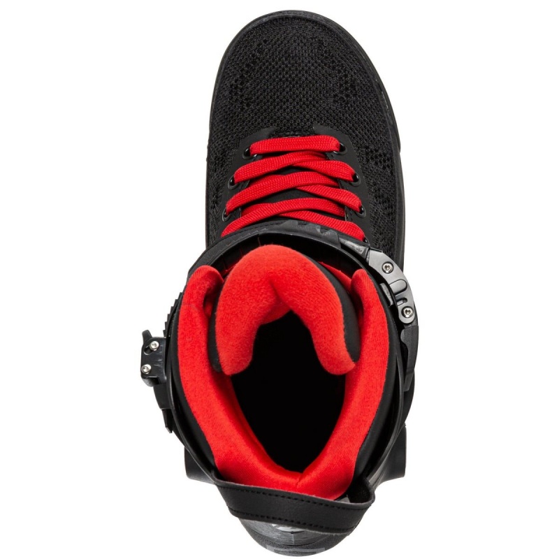 Powerslide Black Fire Boot Black / Red | 213546UXG